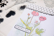 Load image into Gallery viewer, Sizzix® Framelits Die & Stamp Set Painted Pencil Botanical by 49 and Market (666635)