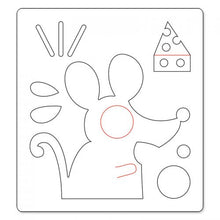 Load image into Gallery viewer, Sizzix Bigz Die Mouse & Cheese (657693)