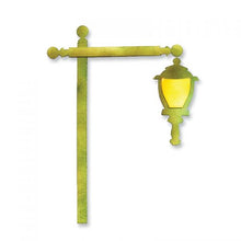 Load image into Gallery viewer, Sizzix Sizzlits Decorative Strip Die Flagpole w/Lantern & Sign by Karen Burniston (657792)