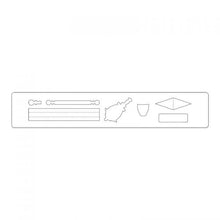 Load image into Gallery viewer, Sizzix Sizzlits Decorative Strip Die Flagpole w/Lantern & Sign by Karen Burniston (657792)