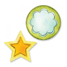 Load image into Gallery viewer, Sizzix Movers & Shapers Die Star & Circle Set designed by Karen Burniston (657795)