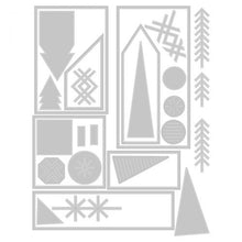 Load image into Gallery viewer, Sizzix Thinlits Die Set Holiday Blocks by Tim Holtz (666335)