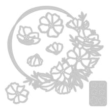 Load image into Gallery viewer, Sizzix Thinlits Die Set Floral Round (666522)