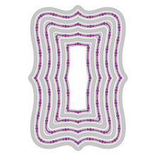 Load image into Gallery viewer, Sizzix® Framelits Die Set Fanciful Framelits Doris Dotted Top Note (666552)
