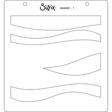 Load image into Gallery viewer, Sizzix Layered Stencil Sea Scape (666665)