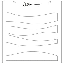 Load image into Gallery viewer, Sizzix Layered Stencil Sea Scape (666665)