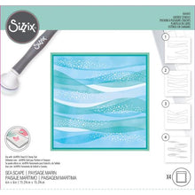 Load image into Gallery viewer, Sizzix Layered Stencil Sea Scape (666665)