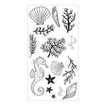 Load image into Gallery viewer, Sizzix Clear Stamp Set Ocean Elements (666669)