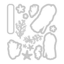 Load image into Gallery viewer, Sizzix Framelits Stamp & Die Set Your My Ocean (666671)