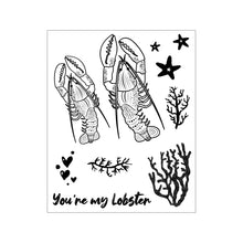 Load image into Gallery viewer, Sizzix Framelits Stamp & Die Set Your My Ocean (666671)