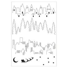 Load image into Gallery viewer, Sizzix A5 Clear Stamps Set Cosmopolitan The View By Stacey Park