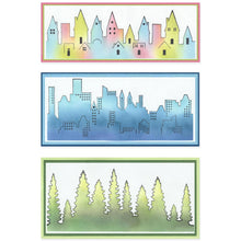 Load image into Gallery viewer, Sizzix A5 Clear Stamps Set Cosmopolitan The View By Stacey Park
