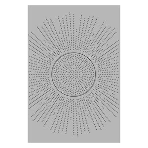 Sizzix 3-D Textured Impressions Embossing Folder Cosmopolitan Shine Bright By Stacey Park