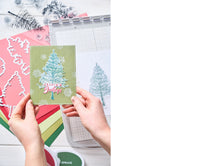 Load image into Gallery viewer, Sizzix A5 Clear Stamps 16PK w/5PK Framelits Die - Pine Holidays by 49 and Market (666711)