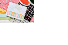 Load image into Gallery viewer, Sizzix A5 Clear Stamps 60PK w/10PK Framelits Die - Tab Stamp Alpha by 49 and Market (666712)