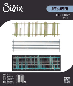 Sizzix Thinlits Die Set 5PK Tracks by Seth Apter (666908)