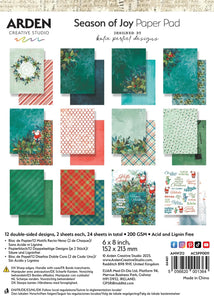 Arden Creative Studio Season of Joy 6x8 Paper Pad