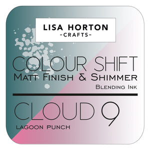 Lisa Horton Crafts Cloud 9 Color Shift Ink Pad Lagoon Punch (LHCIP198)
