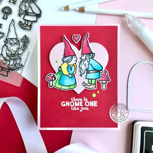 Hero Arts Poly Clear Stamps Happy Gnomes (CM729)