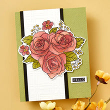 Load image into Gallery viewer, Spellbinders Paper Arts Garden Party Stamp, Die, & Stencil Bundle from Wendy Vecchi (BD-0821)