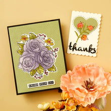 Load image into Gallery viewer, Spellbinders Paper Arts Garden Party Stamp, Die, & Stencil Bundle from Wendy Vecchi (BD-0821)