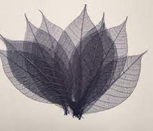 Load image into Gallery viewer, Black Ink Decorative Accents Skeleton Leaves Large