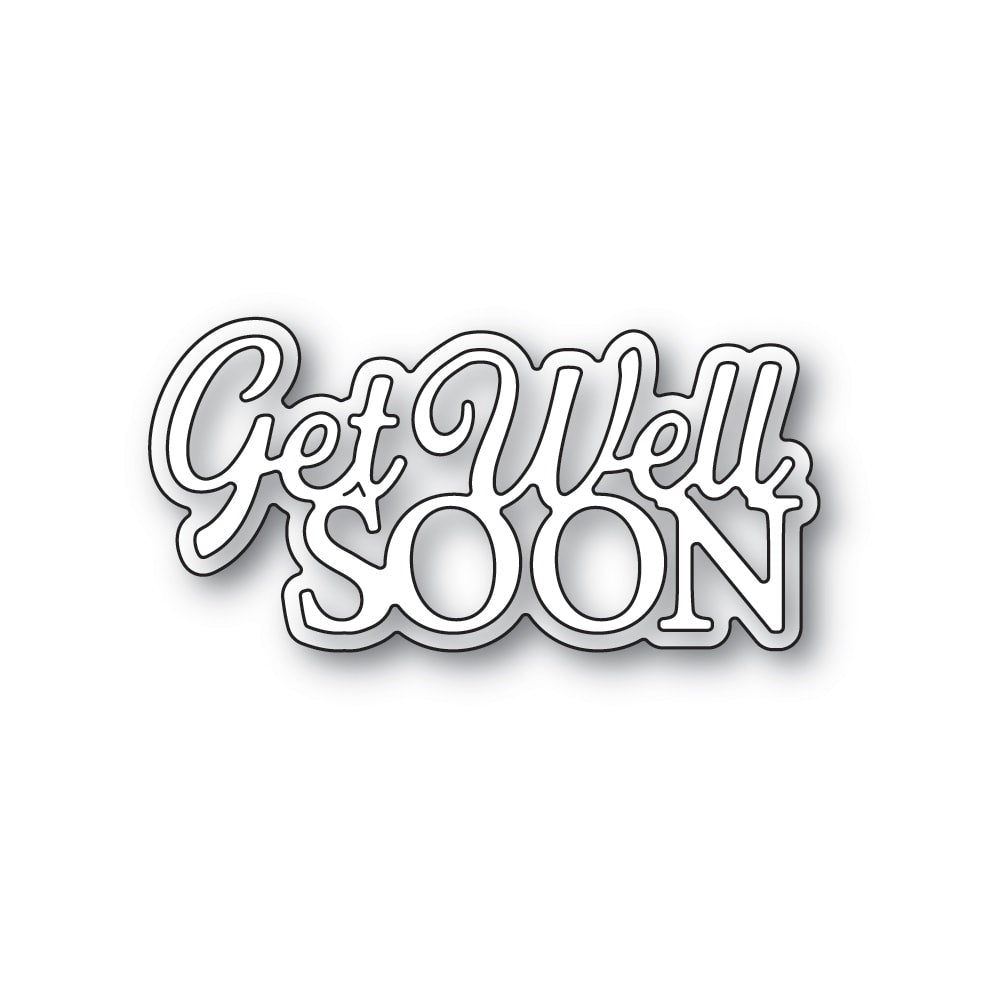 Memory Box - Everyday Sentiments - Get Well Soon die (A102)