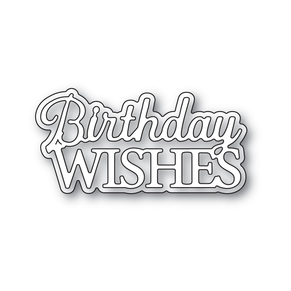 Memory Box - Everyday Sentiments - Birthday Wishes die (A115)