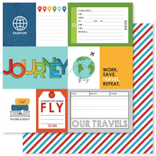 Load image into Gallery viewer, Paper Rose Are We There Yet Collection 12x12 Paper Pack (30630)