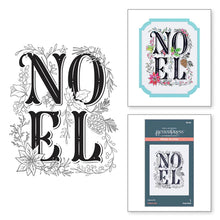 Load image into Gallery viewer, Spellbinders Paper Arts BetterPress Letterpress Press Plate Festive Noel (BP-053)