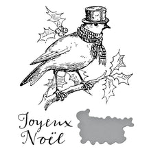 Load image into Gallery viewer, Spellbinders Paper Arts BetterPress Letterpress Press Plate & Die Set Joyeux Noel (BP-055)