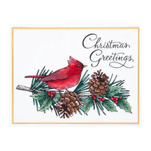 Load image into Gallery viewer, Spellbinders Paper Arts BetterPress Letterpress Press Plate Christmas Greetings (BP-071)