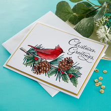 Load image into Gallery viewer, Spellbinders Paper Arts BetterPress Letterpress Press Plate Christmas Greetings (BP-071)