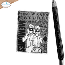 Load image into Gallery viewer, Elizabeth Craft Designs From the Past Collection Stamp Roman Numerals with Alphas (CS342)