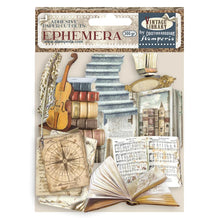 Load image into Gallery viewer, Stamperia Vintage Library Collection Adhesive Cut Out Ephemera Pack (DFLCT16)