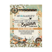 Load image into Gallery viewer, 49 & Market Wanderlust Explorer 6x8 Paper Pack (DWE-30280)