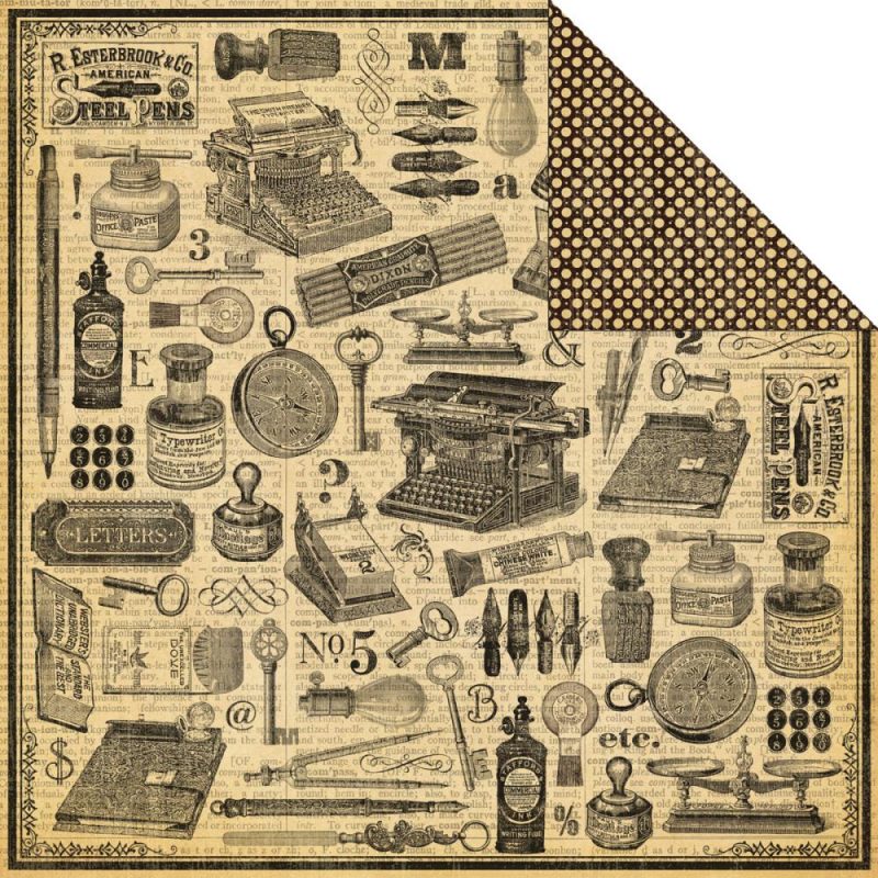 Graphic 45 - Typography  Collection - Inscribe  (4500770)