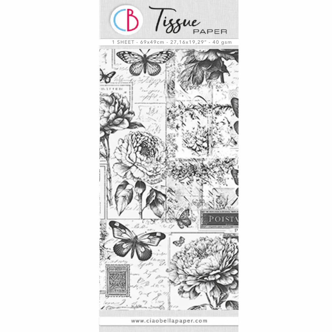 Ciao Bella Tissue Paper- Botany (HT027)