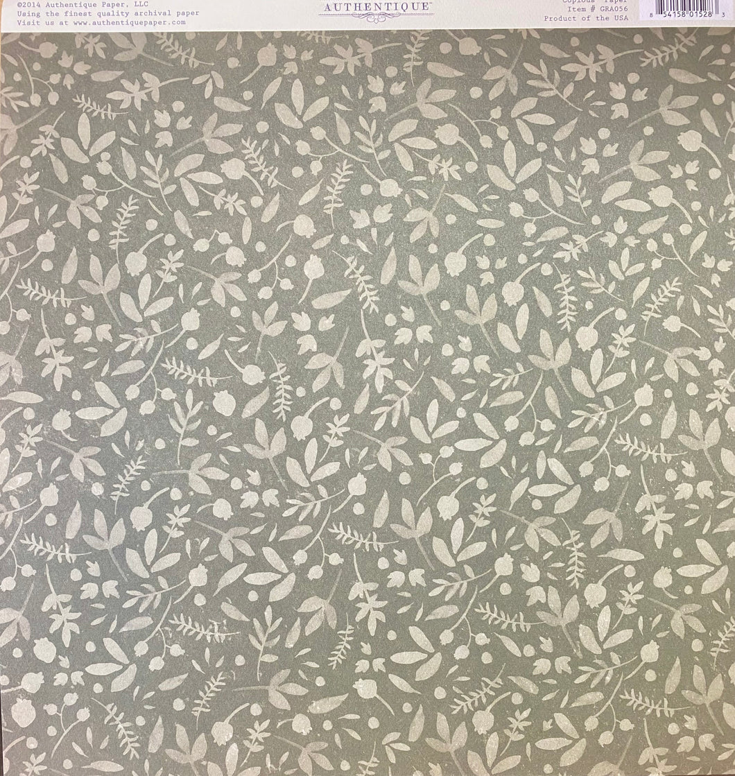 Authentique Grateful Collection 12x12 Scrapbook Paper Copious (GRA056)