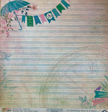 Load image into Gallery viewer, Authentique Seasons Collection 12x12 Scrapbook Paper Spring One (SEA005)
