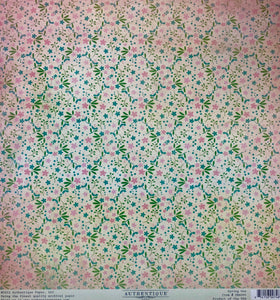 Authentique Seasons Collection 12x12 Scrapbook Paper Spring One (SEA005)