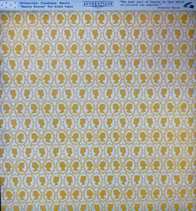 Authentique Beauty Collection 12x12 Scrapbook Paper Beauty Eleven (BEA011)