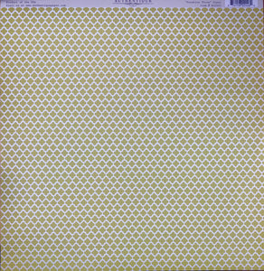 Authentique Sunshine Collection 12x12 Scrapbook Paper Sunshine Three (WCS003)