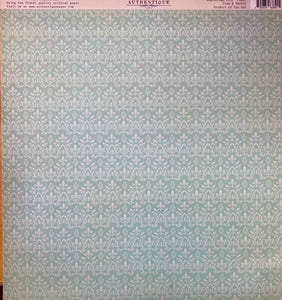 Authentique Beginnings Collection 12x12 Scrapbook Paper Beginnings Four (BEG004)