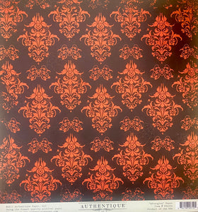 Authentique Glowing Collection 12x12 Scrapbook Paper Afterglow (PGL004)
