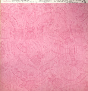 Authentique Darling Girl Collection 12x12 Scrapbook Paper Darling Girl Three (DAG003)
