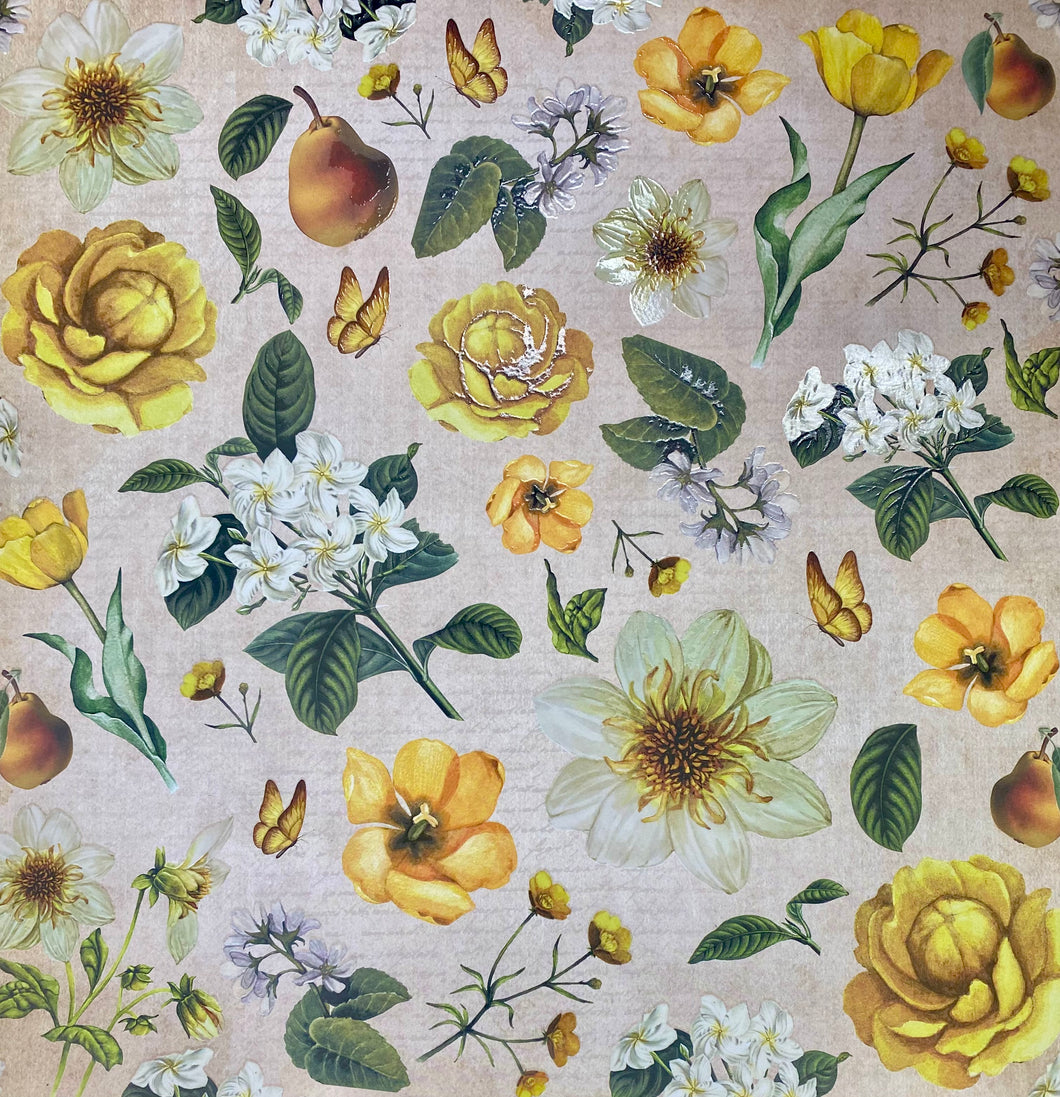 Kaisercraft Golden Grove Collection 12x12 Scrapbook Paper Harvest (PS490)