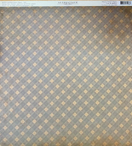 Authentique Manly Collection 12x12 Scrapbook Paper Manly Five (MAN005)