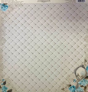 Authentique Glamour Collection 12x12 Scrapbook Paper Glamour Five (GLA005)