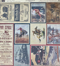 Load image into Gallery viewer, Authentique Manly Collection 12x12 Scrapbook Paper Manly Eight (MAN008)
